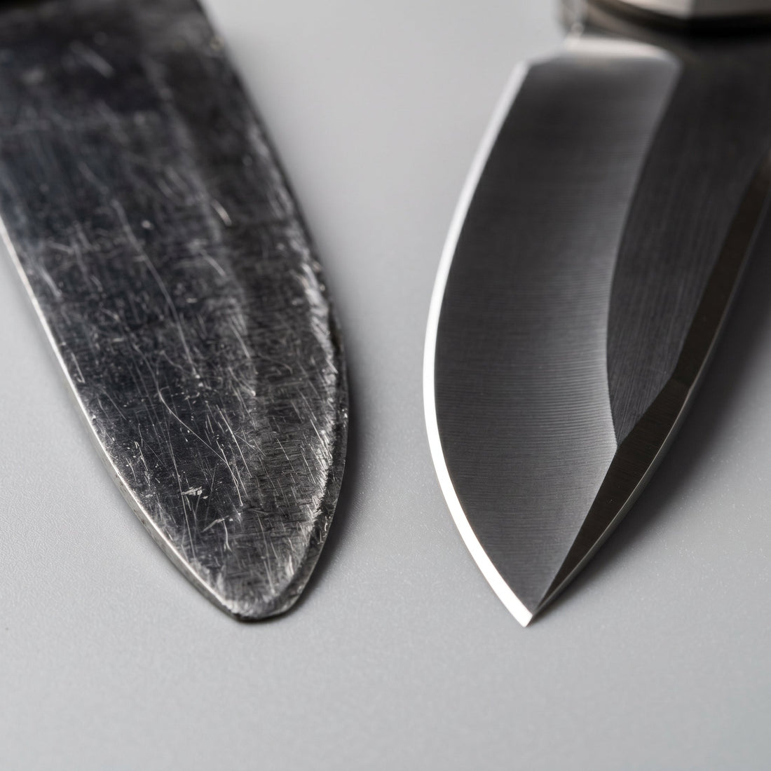 LOW GRADE STEEL DULLS FAST
