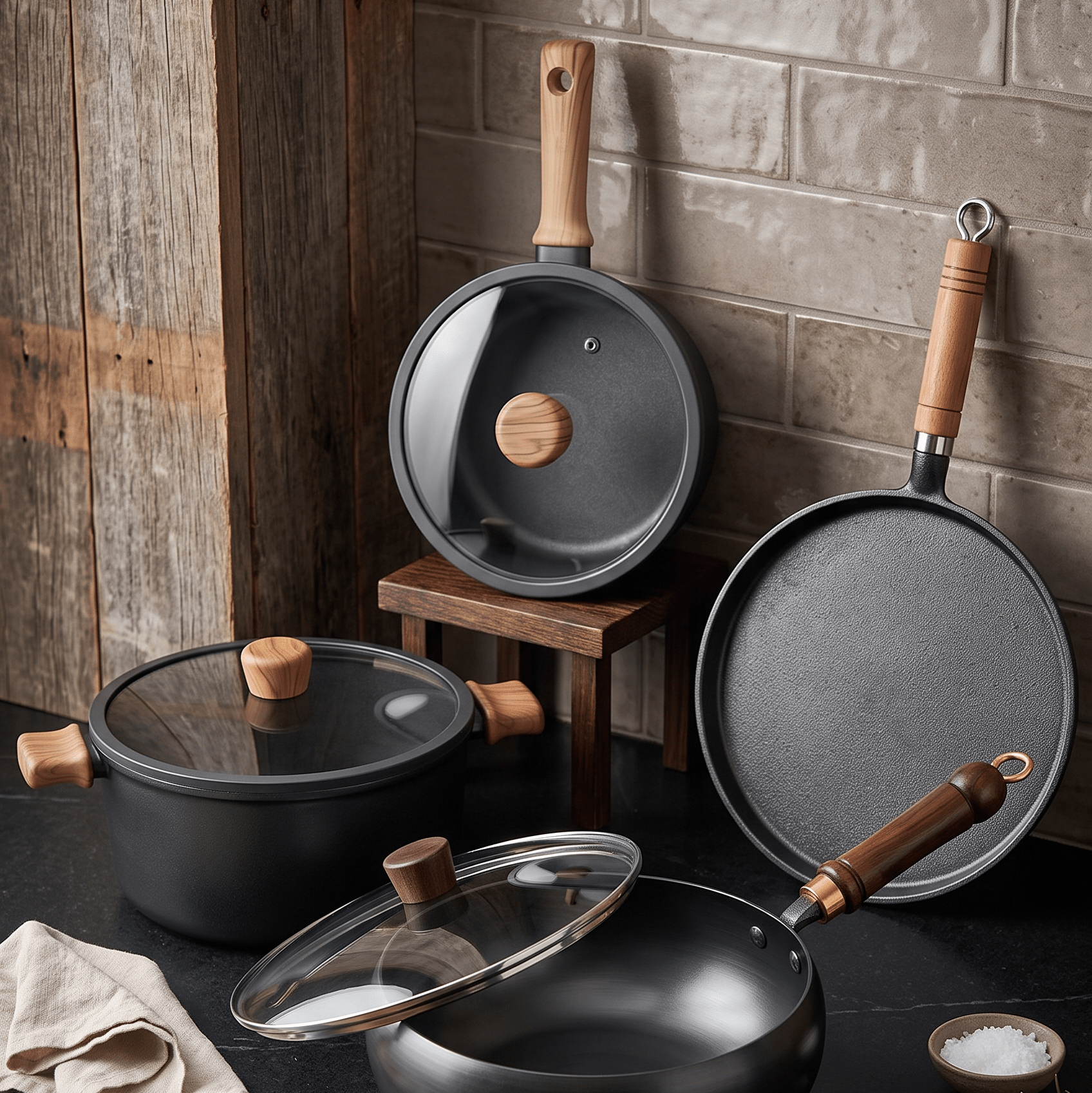 Professional Cast Iron Pan shooting view Fenn Kitchen