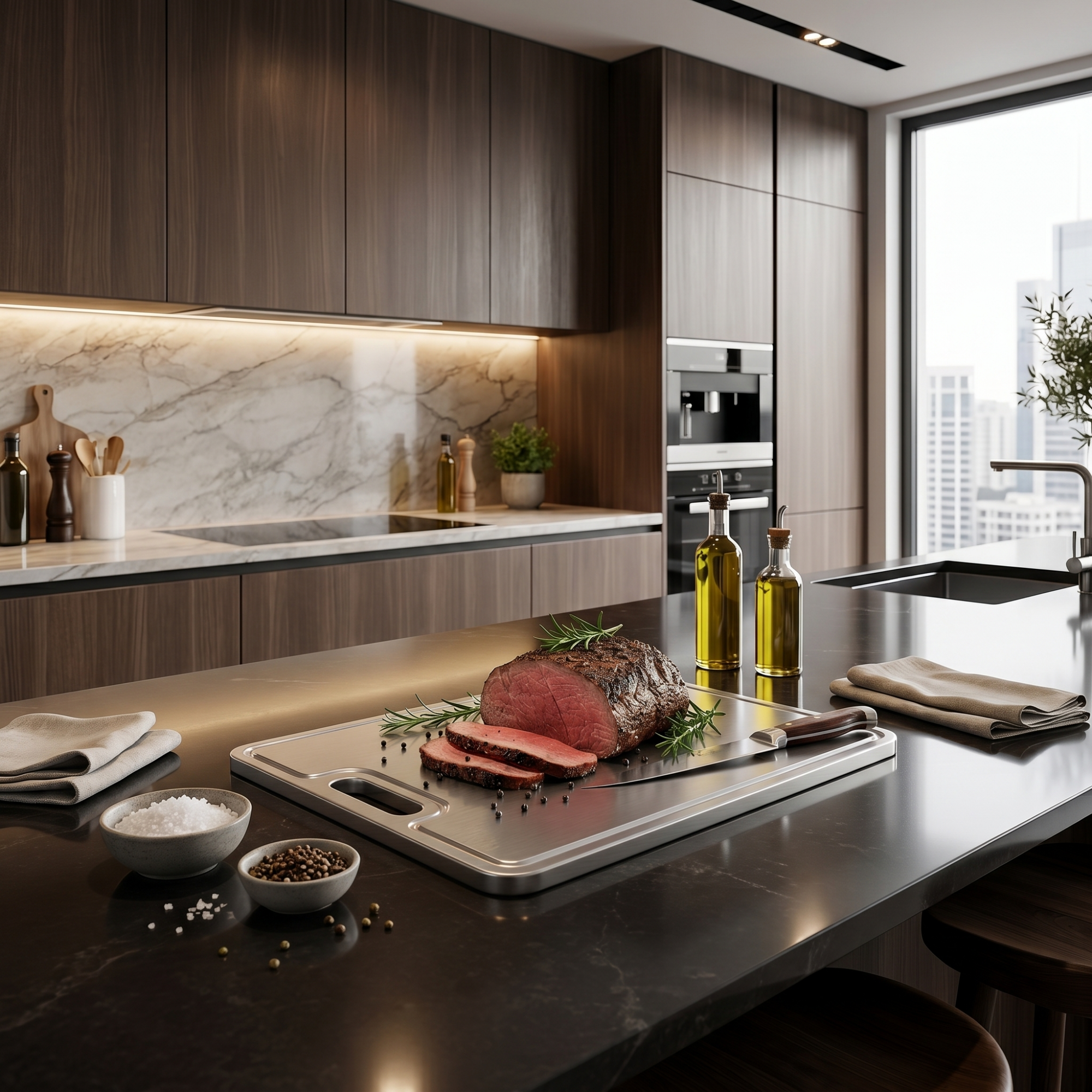 Titanium Cutting Board Set