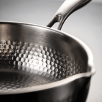 Forged Hammered Deep Sauté Pan interioe view