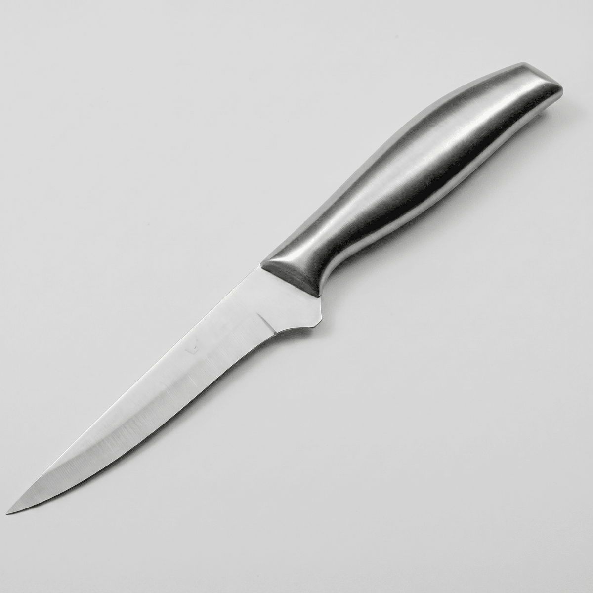Detail of Fenn butcher knife handle and grip
