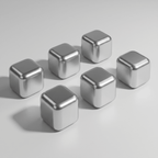 Fenn reusable metal ice cubes, set view