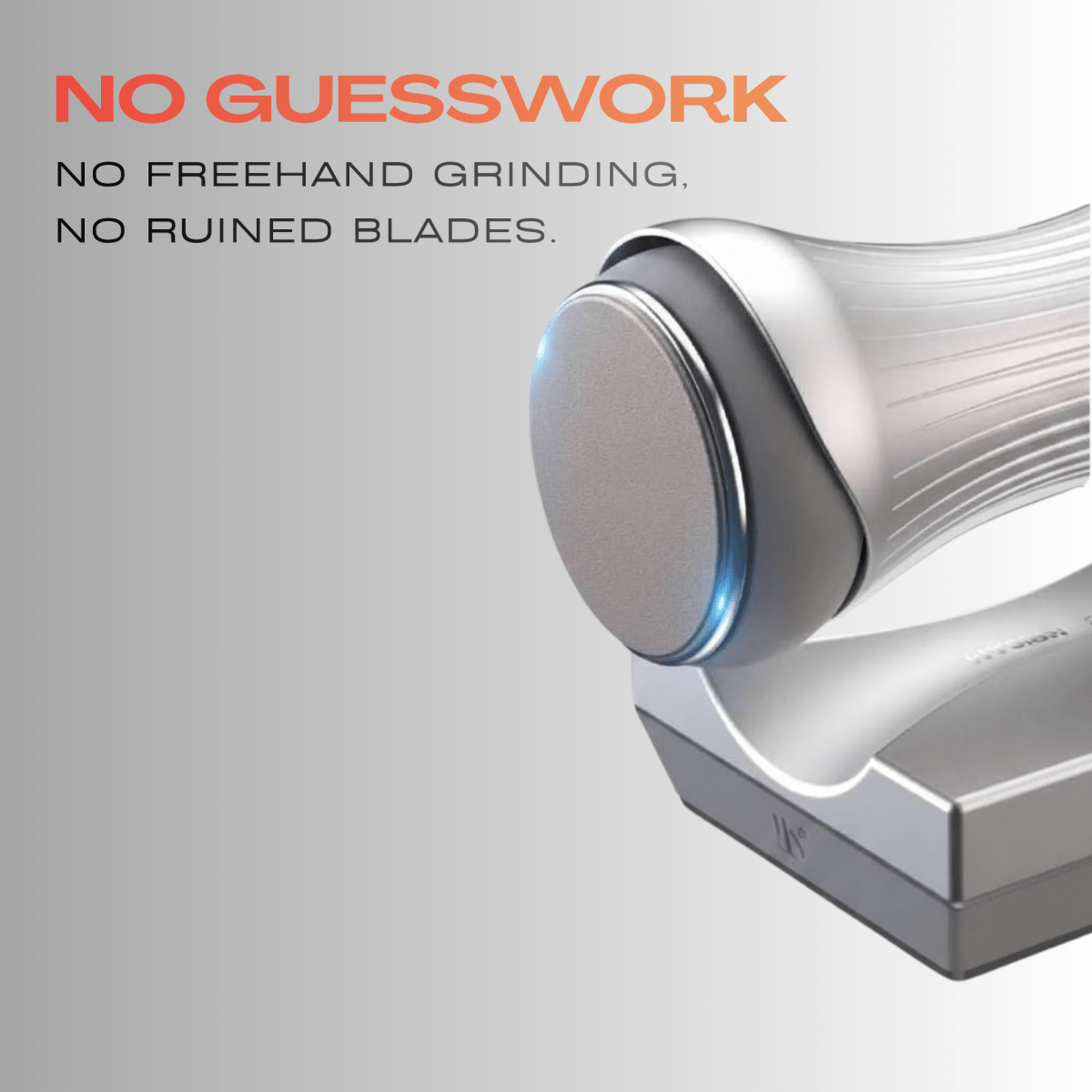 Diagram of Fenn rolling knife sharpener features