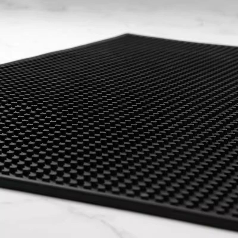 Fenn silicone kitchen counter mat, angled view