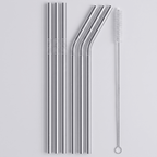 Detail view of Fenn stainless steel reusable straw