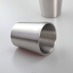 Detail view of Fenn stainless steel cup