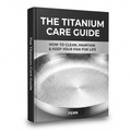 The Titanium Kitchen Care Guide e-book cover by Fenn kitchen