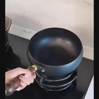 Fenn cast iron pot cooking demo video showing use on stovetop